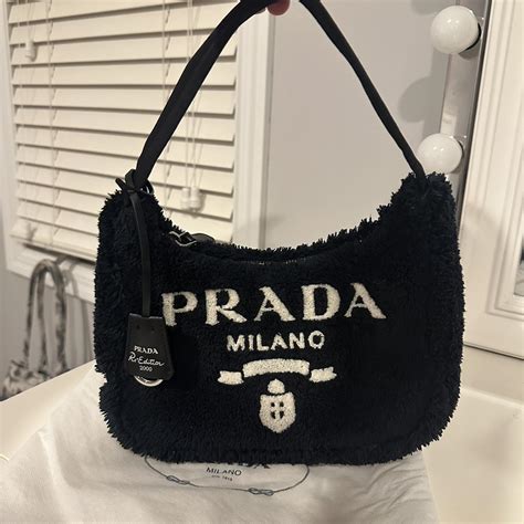 prada fuzzy bag